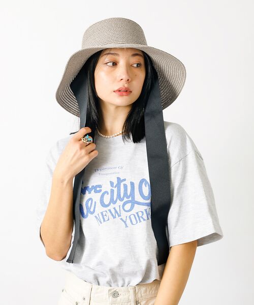 Rouge vif la cle / ルージュ・ヴィフ ラクレ ハット | 【Ruben/ルーベン】リボン付き麦わらハット【WEB限定】 | 詳細6