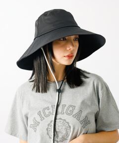 Rouge vif la cle / ルージュ・ヴィフ ラクレ ハット | 【Ruben/ルーベン】ラスターワイドブリムハット（顎紐付き）【WEB限定】