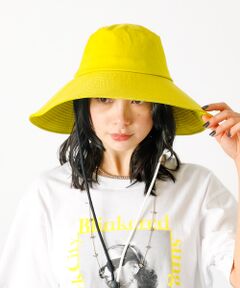 Rouge vif la cle / ルージュ・ヴィフ ラクレ ハット | 【Ruben/ルーベン】ラスターワイドブリムハット（顎紐付き）【WEB限定】