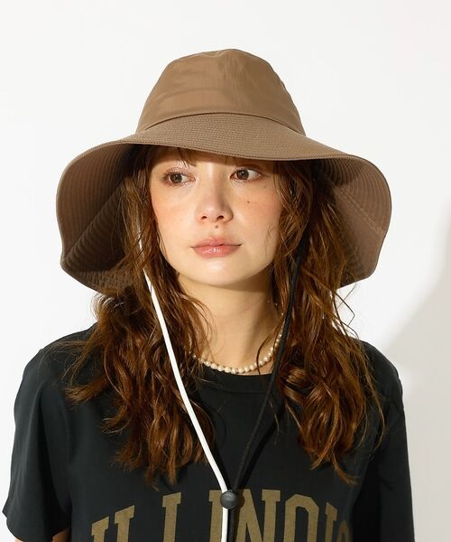 Rouge vif la cle / ルージュ・ヴィフ ラクレ ハット | 【Ruben/ルーベン】ラスターワイドブリムハット（顎紐付き）【WEB限定】【予 | 詳細23