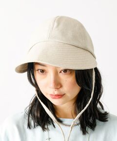 Rouge vif la cle / ルージュ・ヴィフ ラクレ ハット | 【Ruben/ルーベン】リネンデイリーキャップ（顎紐付き）【WEB限定】
