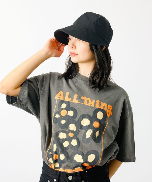 Rouge vif la cle / ルージュ・ヴィフ ラクレ ハット | 【Ruben/ルーベン】フェイクナイロンデイリーキャップ（つば深め）【WEB限定 | 詳細1