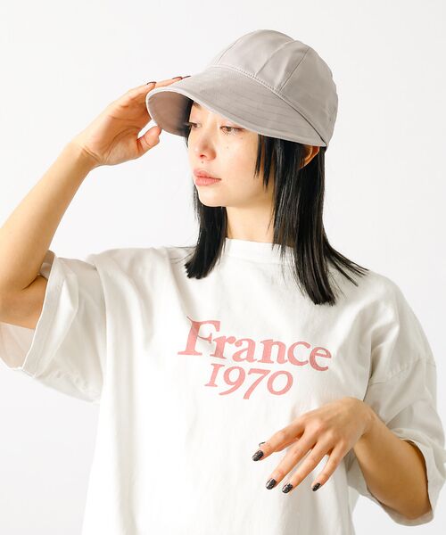 Rouge vif la cle / ルージュ・ヴィフ ラクレ ハット | 【Ruben/ルーベン】フェイクナイロンデイリーキャップ（つば深め）【WEB限定 | 詳細19