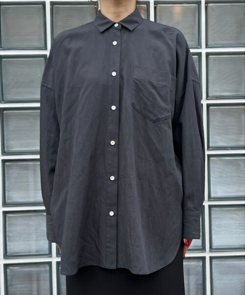 Rouge vif la cle / ルージュ・ヴィフ ラクレ シャツ・ブラウス | とろみレーヨンオーバーサイズシャツ | 詳細19