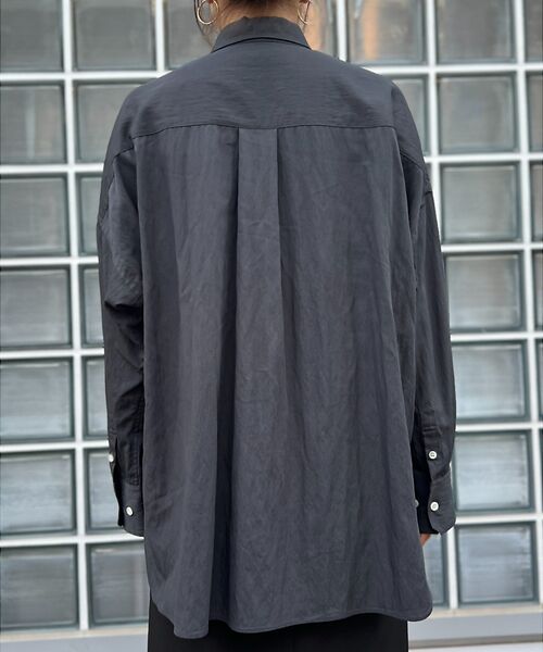 Rouge vif la cle / ルージュ・ヴィフ ラクレ シャツ・ブラウス | とろみレーヨンオーバーサイズシャツ | 詳細21