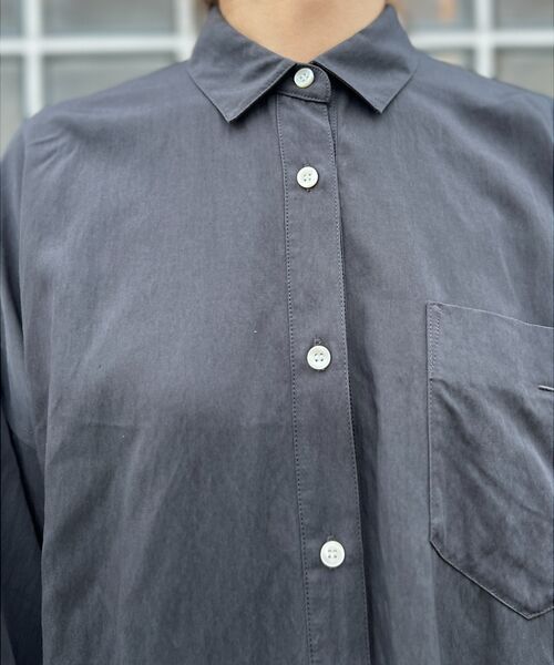 Rouge vif la cle / ルージュ・ヴィフ ラクレ シャツ・ブラウス | とろみレーヨンオーバーサイズシャツ | 詳細23