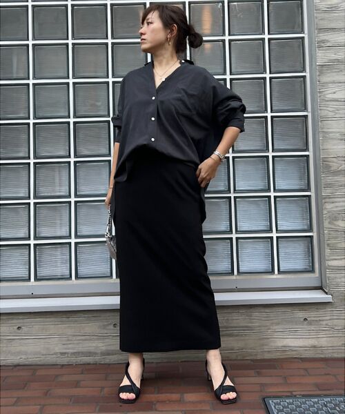 Rouge vif la cle / ルージュ・ヴィフ ラクレ シャツ・ブラウス | とろみレーヨンオーバーサイズシャツ | 詳細17