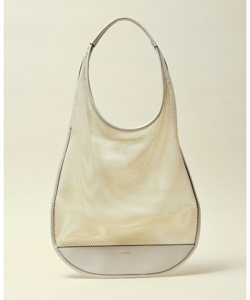 Rouge vif la cle/ルージュ・ヴィフ ラクレ 【ORSETTO/オルセット】FREDDO メッシュトート アイボリー F Rouge vif la cle/ルージュ・ヴィフ ラクレ 【ORSETTO/オルセット】FREDDO メッシュトート アイボリー F