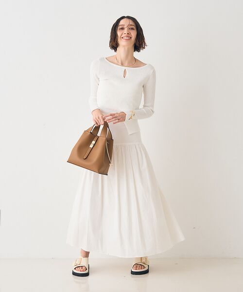 Rouge vif la cle / ルージュ・ヴィフ ラクレ ニット・セーター | 【一部店舗限定】 カットアウトリブニット | 詳細8