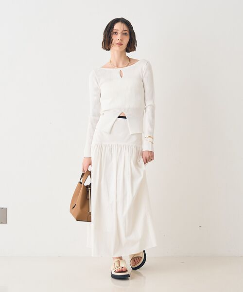 Rouge vif la cle / ルージュ・ヴィフ ラクレ ニット・セーター | 【一部店舗限定】 カットアウトリブニット | 詳細9