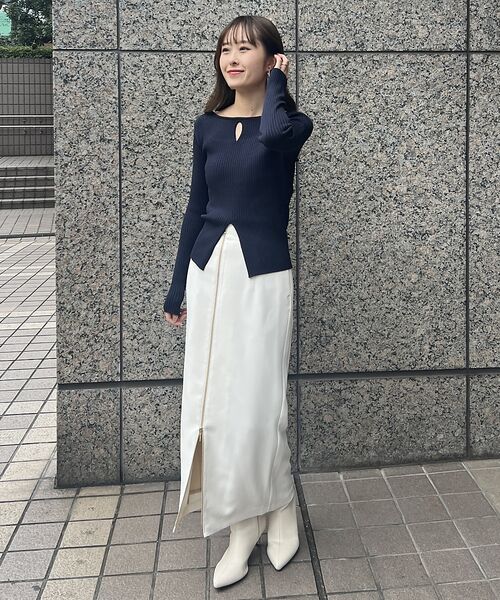 Rouge vif la cle / ルージュ・ヴィフ ラクレ ニット・セーター | 【一部店舗限定】 カットアウトリブニット | 詳細25