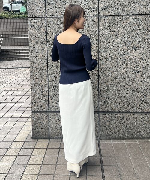 Rouge vif la cle / ルージュ・ヴィフ ラクレ ニット・セーター | 【一部店舗限定】 カットアウトリブニット | 詳細27