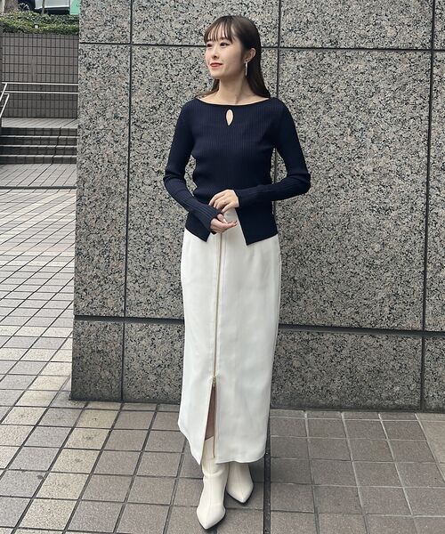 Rouge vif la cle / ルージュ・ヴィフ ラクレ ニット・セーター | 【一部店舗限定】 カットアウトリブニット | 詳細28