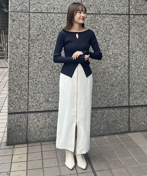 Rouge vif la cle / ルージュ・ヴィフ ラクレ ニット・セーター | 【一部店舗限定】 カットアウトリブニット | 詳細29