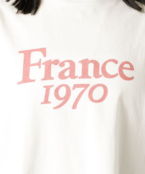 Rouge vif la cle / ルージュ・ヴィフ ラクレ Tシャツ | 【REMI RELIEF / レミレリーフ】ロゴTシャツ / SP加工14/天竺 | 詳細4