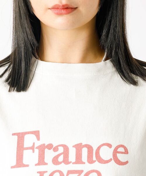 Rouge vif la cle / ルージュ・ヴィフ ラクレ Tシャツ | 【REMI RELIEF / レミレリーフ】ロゴTシャツ / SP加工14/天竺 | 詳細8