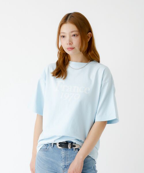 Rouge vif la cle / ルージュ・ヴィフ ラクレ Tシャツ | 【REMI RELIEF / レミレリーフ】ロゴTシャツ / SP加工14/天竺 | 詳細12