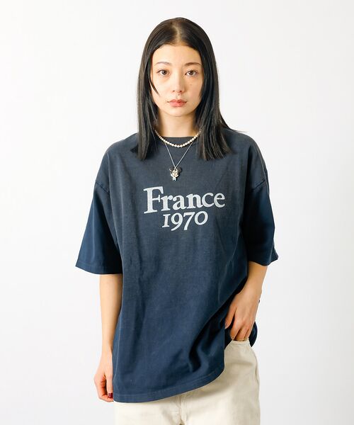 REMI RELIEF / レミレリーフ】ロゴTシャツ / SP加工14/天竺 （T