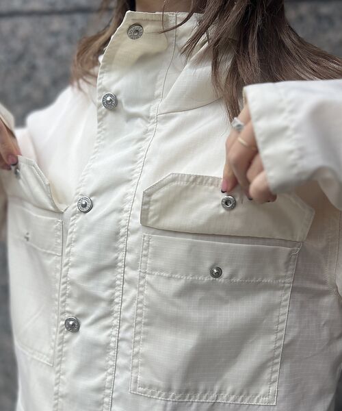 Rouge vif la cle / ルージュ・ヴィフ ラクレ ブルゾン | 【TAION/タイオン】ナイロン フード コート / ノンダウン ミリタリー【W | 詳細13