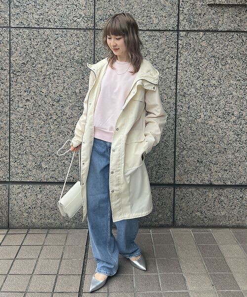 Rouge vif la cle / ルージュ・ヴィフ ラクレ ブルゾン | 【TAION/タイオン】ナイロン フード コート / ノンダウン ミリタリー【W | 詳細16