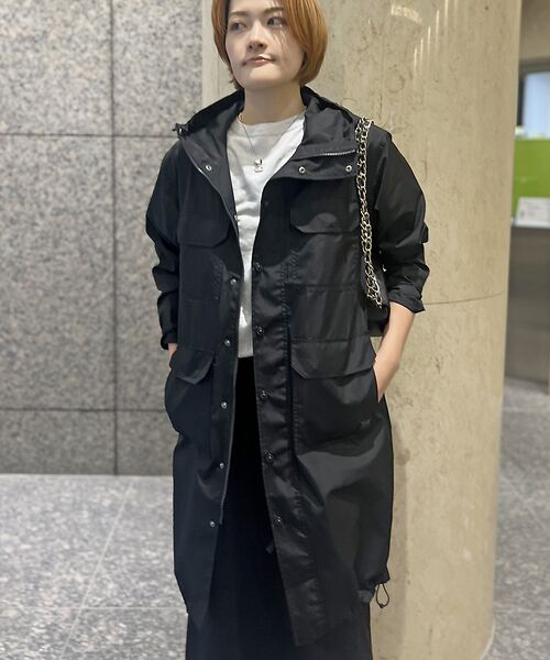 Rouge vif la cle / ルージュ・ヴィフ ラクレ ブルゾン | 【TAION/タイオン】ナイロン フード コート / ノンダウン ミリタリー【W | 詳細28