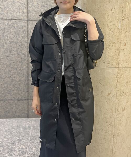 Rouge vif la cle / ルージュ・ヴィフ ラクレ ブルゾン | 【TAION/タイオン】ナイロン フード コート / ノンダウン ミリタリー【W | 詳細18