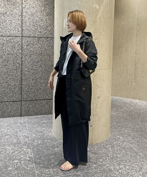 Rouge vif la cle / ルージュ・ヴィフ ラクレ ブルゾン | 【TAION/タイオン】ナイロン フード コート / ノンダウン ミリタリー【W | 詳細19