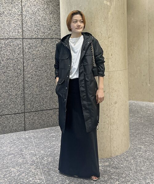 Rouge vif la cle / ルージュ・ヴィフ ラクレ ブルゾン | 【TAION/タイオン】ナイロン フード コート / ノンダウン ミリタリー【W | 詳細21