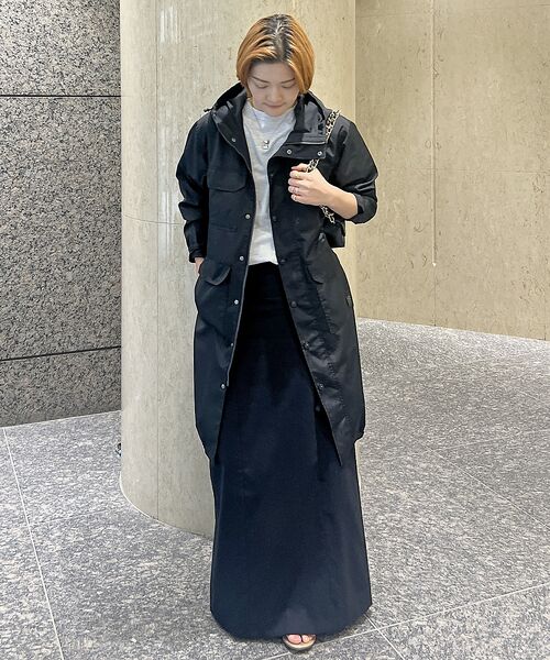 Rouge vif la cle / ルージュ・ヴィフ ラクレ ブルゾン | 【TAION/タイオン】ナイロン フード コート / ノンダウン ミリタリー【W | 詳細23