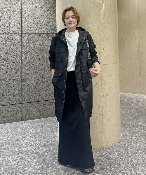 Rouge vif la cle / ルージュ・ヴィフ ラクレ ブルゾン | 【TAION/タイオン】ナイロン フード コート / ノンダウン ミリタリー【W | 詳細24