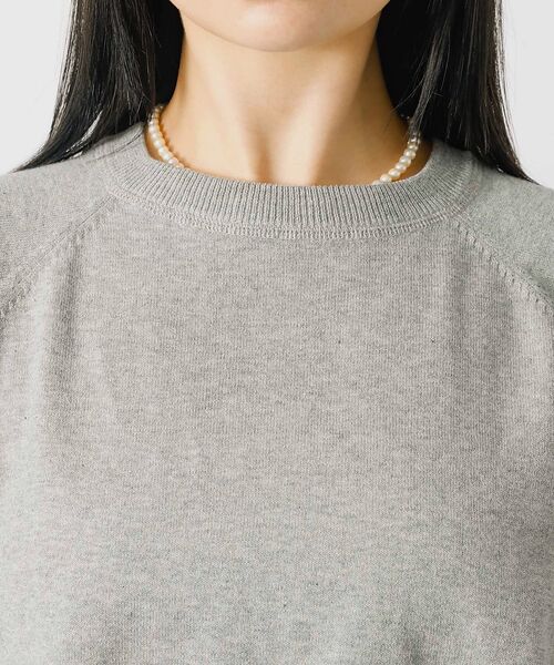 Rouge vif la cle / ルージュ・ヴィフ ラクレ ニット・セーター | 【SOMETHING/サムシング】コットンニットプルオーバー / ラグラン【WE | 詳細10