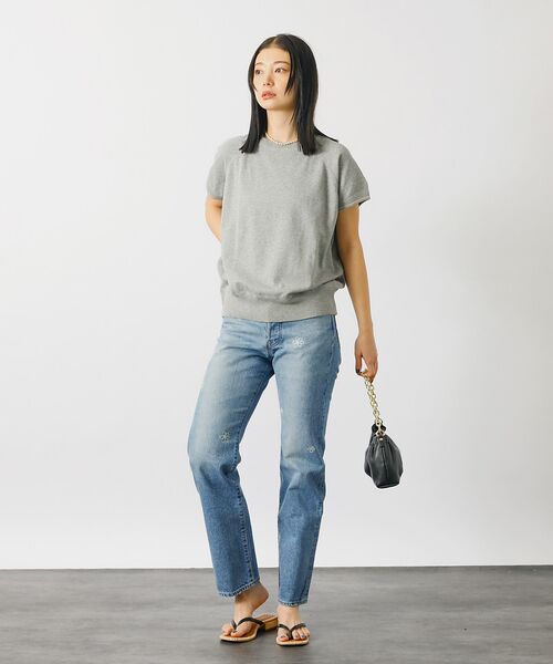 Rouge vif la cle / ルージュ・ヴィフ ラクレ ニット・セーター | 【SOMETHING/サムシング】コットンニットプルオーバー / ラグラン【WE | 詳細4