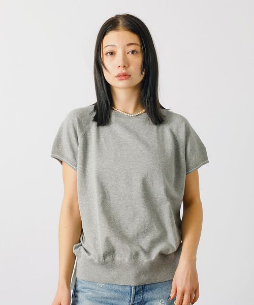 Rouge vif la cle / ルージュ・ヴィフ ラクレ ニット・セーター | 【SOMETHING/サムシング】コットンニットプルオーバー / ラグラン【WE | 詳細6