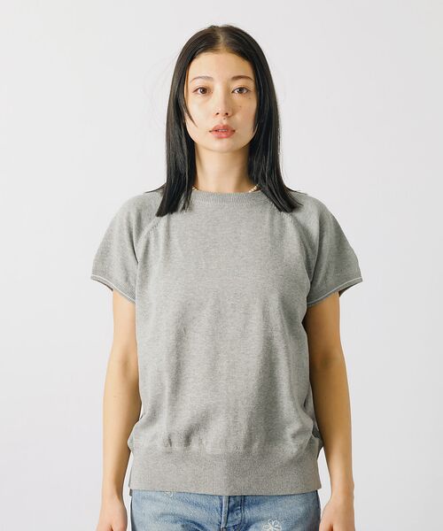 Rouge vif la cle / ルージュ・ヴィフ ラクレ ニット・セーター | 【SOMETHING/サムシング】コットンニットプルオーバー / ラグラン【WE | 詳細7