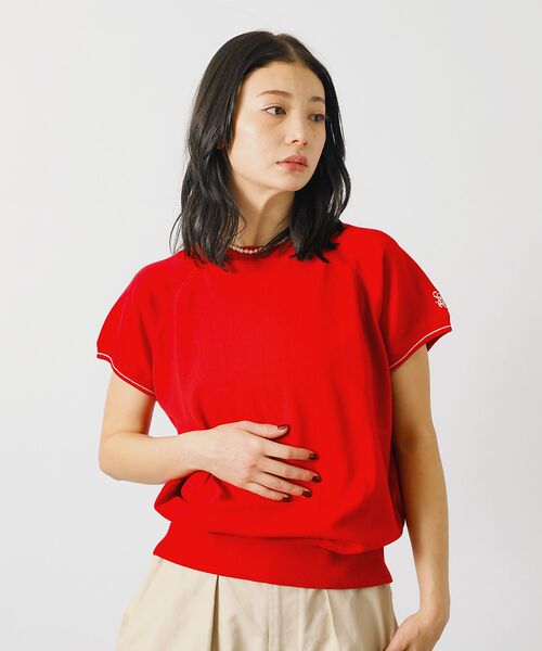 Rouge vif la cle / ルージュ・ヴィフ ラクレ ニット・セーター | 【SOMETHING/サムシング】コットンニットプルオーバー / ラグラン【WE | 詳細16