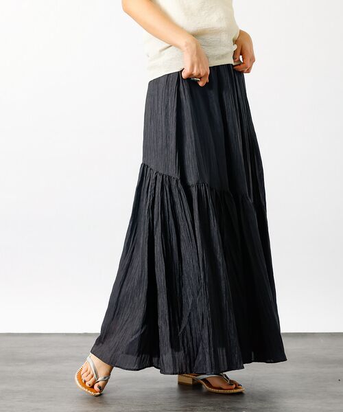 Rouge vif la cle / ルージュ・ヴィフ ラクレ ロング・マキシ丈スカート | 【MICA&DEAL/マイカアンドディール】ギャザースカート【WEB限定】 | 詳細8