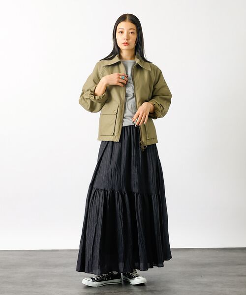 Rouge vif la cle / ルージュ・ヴィフ ラクレ ロング・マキシ丈スカート | 【MICA&DEAL/マイカアンドディール】ギャザースカート【WEB限定】 | 詳細13