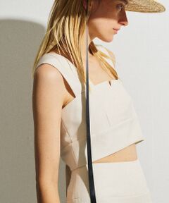 Rouge vif la cle / ルージュ・ヴィフ ラクレ シャツ・ブラウス | 【セットアップ対応】ビスチェリボンブラウス