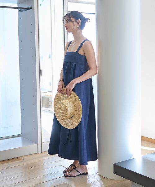 Rouge vif la cle / ルージュ・ヴィフ ラクレ ワンピース | デニムライクベアキャミワンピース | 詳細6