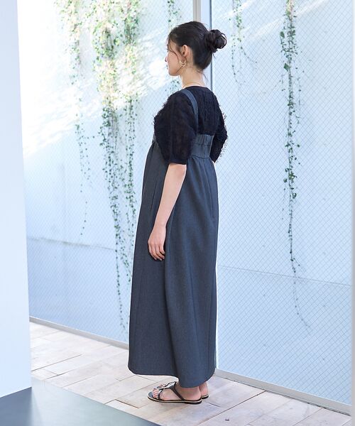 Rouge vif la cle / ルージュ・ヴィフ ラクレ ワンピース | デニムライクベアキャミワンピース | 詳細22