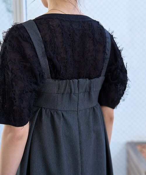 Rouge vif la cle / ルージュ・ヴィフ ラクレ ワンピース | デニムライクベアキャミワンピース | 詳細23