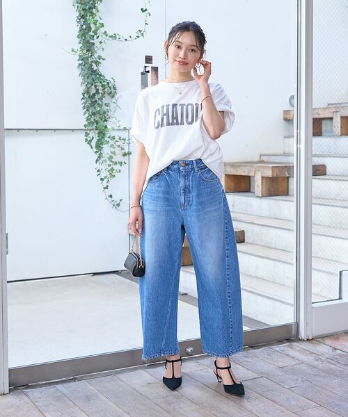 Rouge vif la cle / ルージュ・ヴィフ ラクレ Tシャツ | 【REMI RELIEF／レミレリーフ】別注 CHATOU  Tシャツ | 詳細8