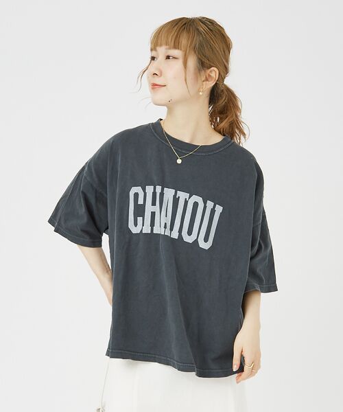 Rouge vif la cle / ルージュ・ヴィフ ラクレ Tシャツ | 【REMI RELIEF／レミレリーフ】別注 CHATOU  Tシャツ【予約】 | 詳細20