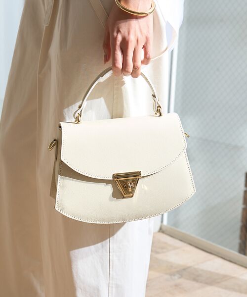 Rouge vif la cle / ルージュ・ヴィフ ラクレ ショルダーバッグ | 【AULENTTI/オウレンティ】ロック付ワンハンド2wayショルダーバッグ | 詳細1