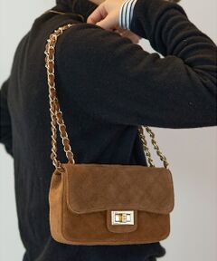 Rouge vif la cle / ルージュ・ヴィフ ラクレ ショルダーバッグ | 【AULENTTI/オウレンティ】チェーンスエードミニショルダー