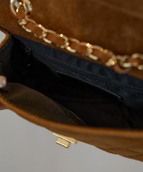 Rouge vif la cle / ルージュ・ヴィフ ラクレ ショルダーバッグ | 【AULENTTI/オウレンティ】チェーンスエードミニショルダー | 詳細10