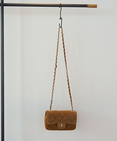 Rouge vif la cle / ルージュ・ヴィフ ラクレ ショルダーバッグ | 【AULENTTI/オウレンティ】チェーンスエードミニショルダー | 詳細7