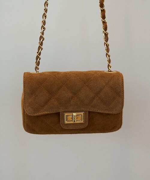 Rouge vif la cle / ルージュ・ヴィフ ラクレ ショルダーバッグ | 【AULENTTI/オウレンティ】チェーンスエードミニショルダー | 詳細9