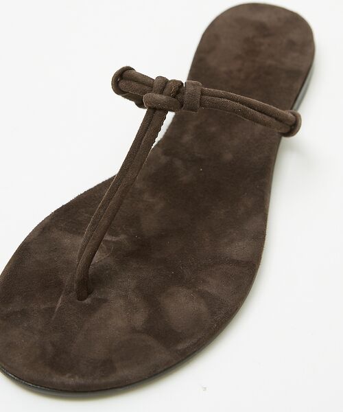 Rouge vif la cle / ルージュ・ヴィフ ラクレ サンダル | 【LAOCOONTE／ラオコンテ】フラットトングサンダル Elea Suede | 詳細20