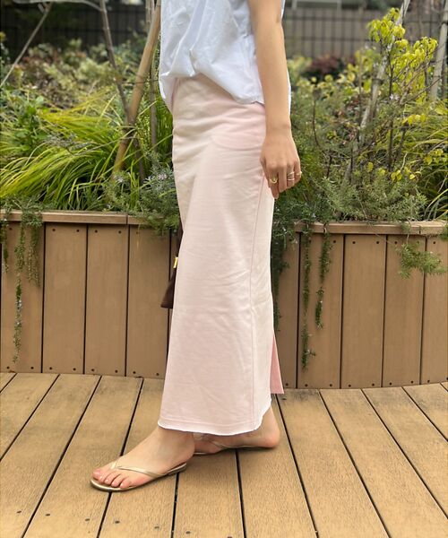 Rouge vif la cle / ルージュ・ヴィフ ラクレ ロング・マキシ丈スカート | 【MICA&DEAL /マイカアンドディール】タイトイージースカート | 詳細1